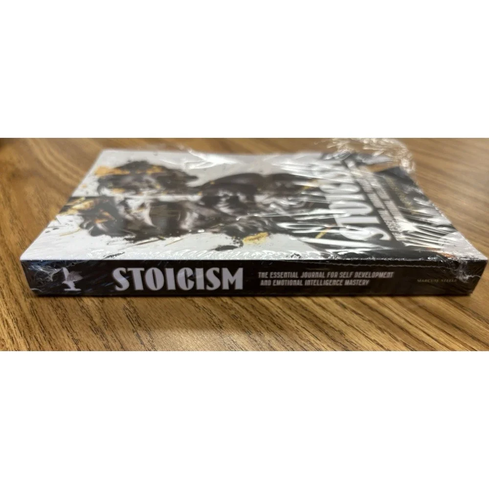 Stoicism Journal for Men 365 Day Guided Self Development Emotional Growth NEW